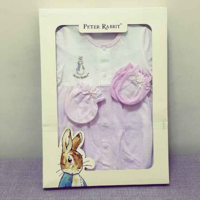 彼得兔禮盒 彌月禮 新生兒 奇哥禮盒 粉色 女嬰