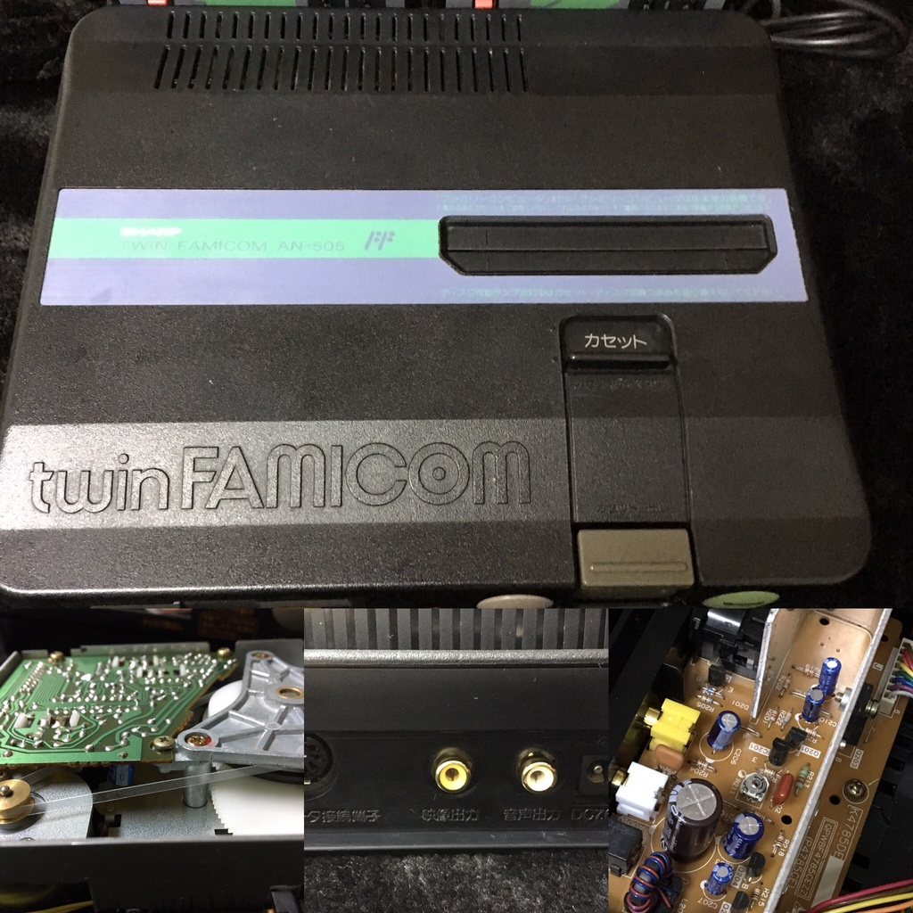 任天堂 FC Sharp Famicom Twin 雙胞胎 遊戲主機 連發手把 皮帶 電容換新