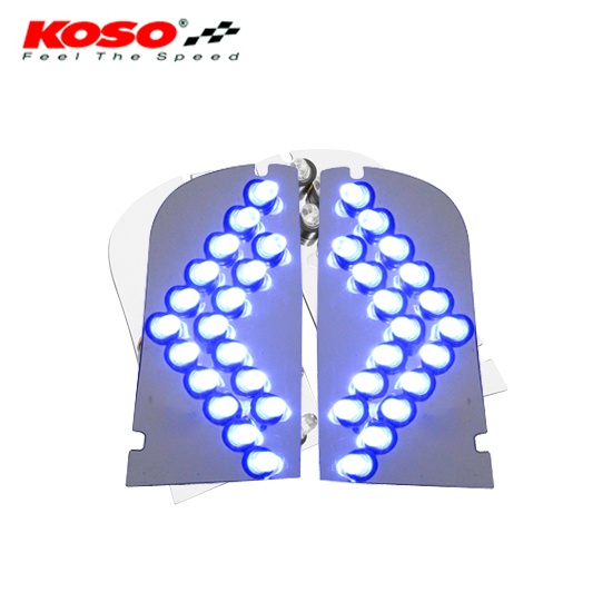 [BG] 現貨出清 KOSO CUXI 100 LED 後方向燈組 舊款CUXI化油版 藍色