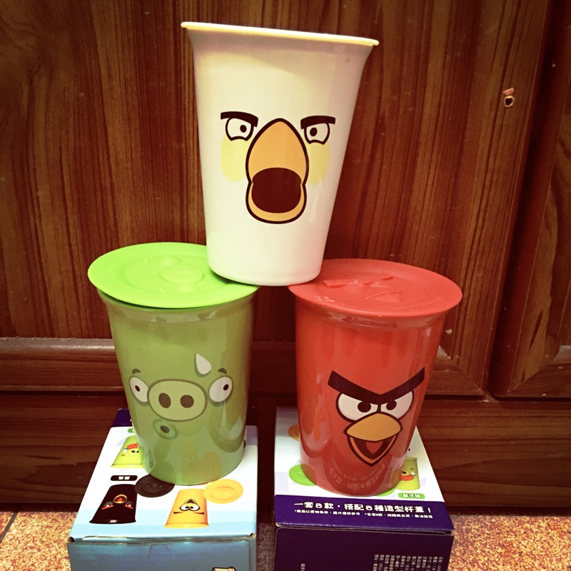 7-11 Angry Birds 憤怒鳥 精彩隨行杯+立體杯蓋