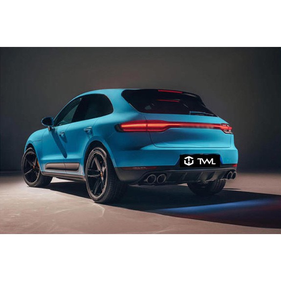 TWL台灣碳纖 Porsche 保時捷 95B  Macan 單觸發方向燈 原本三下變五下 刷電腦更改閃燈次數