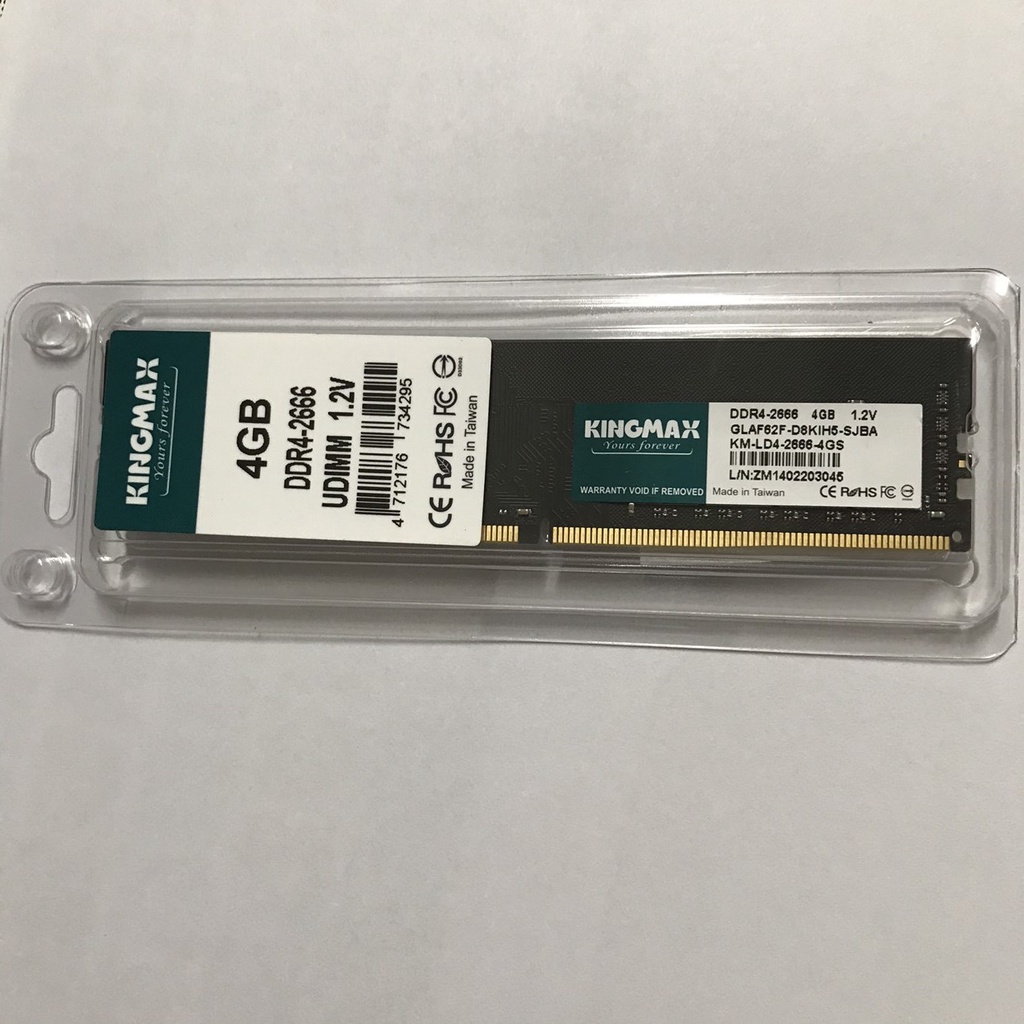 Kingmax 4Gb 總線 2666Mhz DDR4 Ram 正品