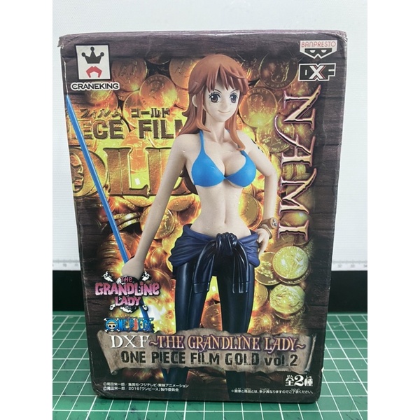 金證 日版 黃金城 娜美 DXF GRANDLINE LADY GOLD 黃金城 娜美 公仔