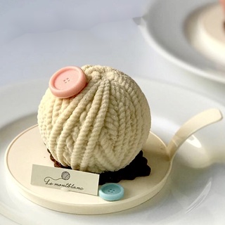 毛衣手套毛線球慕斯蛋糕模具法式甜品巧克力冰淇淋矽膠模