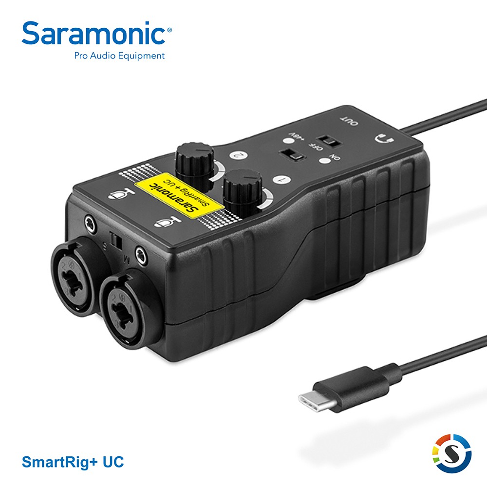 Saramonic楓笛 SmartRig+ UC 麥克風、智慧型手機收音介面(Type-C接頭)