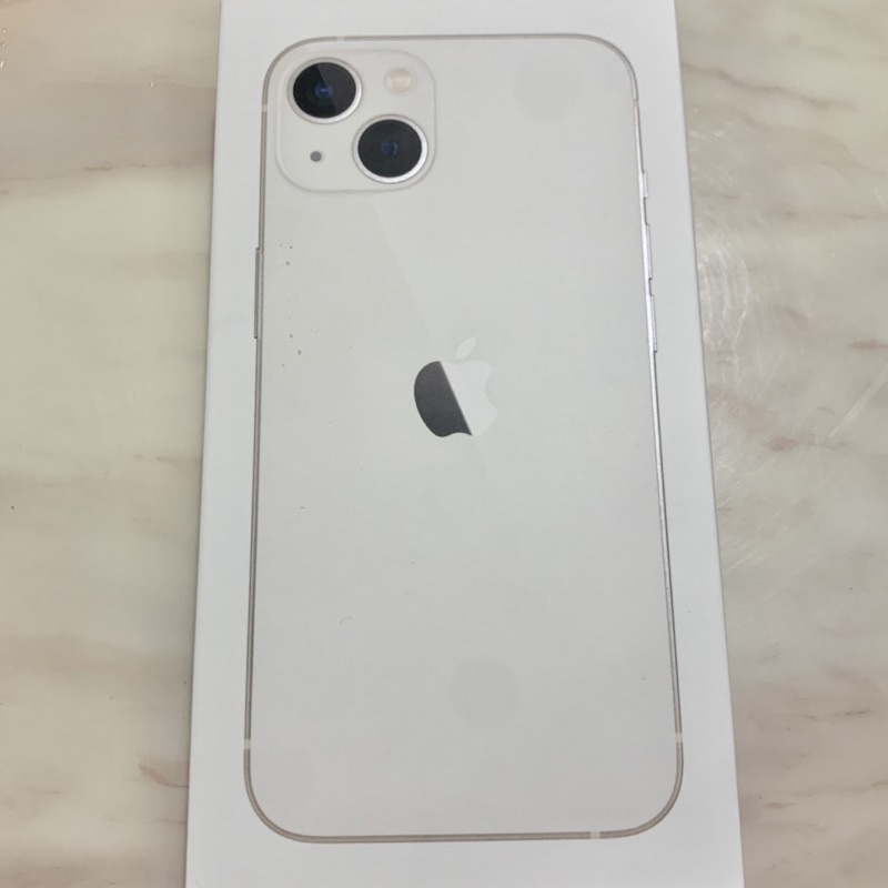 全新Apple iPhone 13 256GB(星光白 全新未拆封現貨）