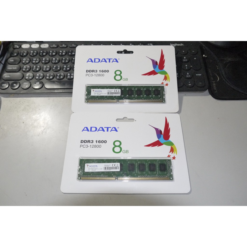 (直購價為單條價格) ADATA DDR3-1600 8GB * 2條