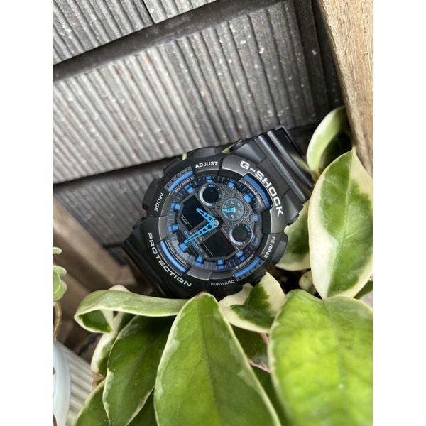 G Shock Casio 卡西歐 電子錶藍色指針 時尚款 GA2100皇家橡樹 45mm GA-100C