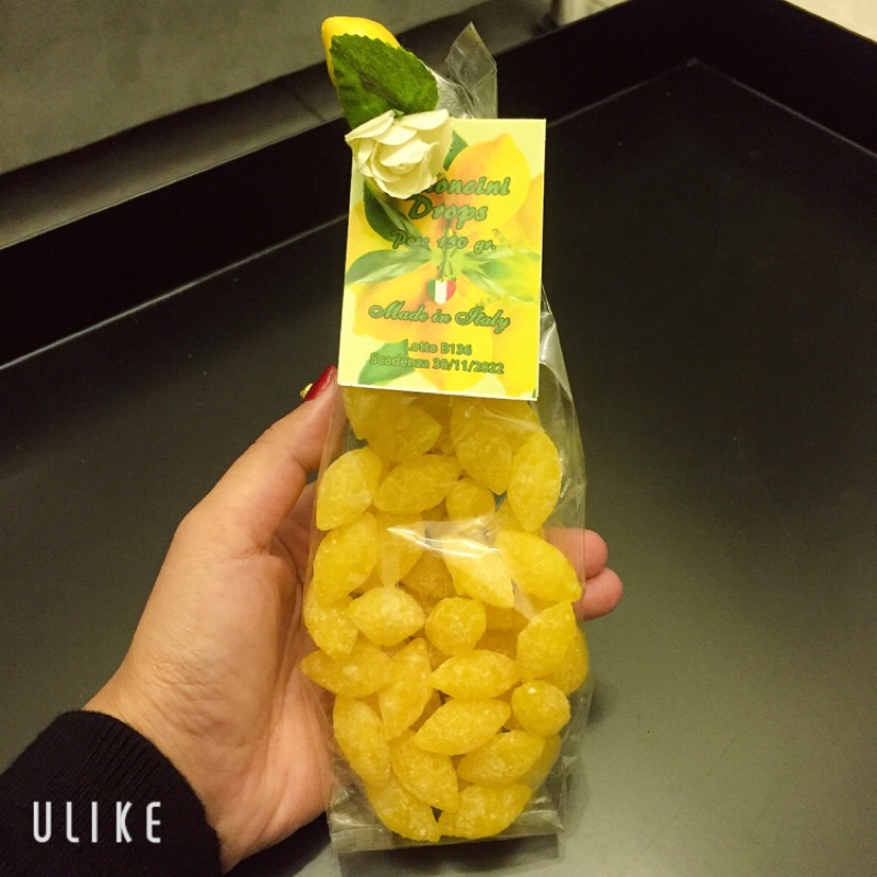 義大利🇮🇹帶回 西西里島特產檸檬糖 150g 附上可愛的檸檬🍋花掛飾