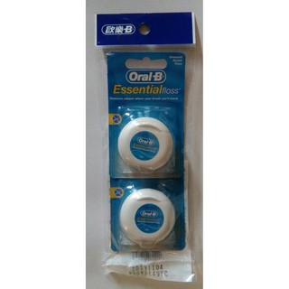 歐樂B 牙線 Oral-B 50M*2 牙線 無臘