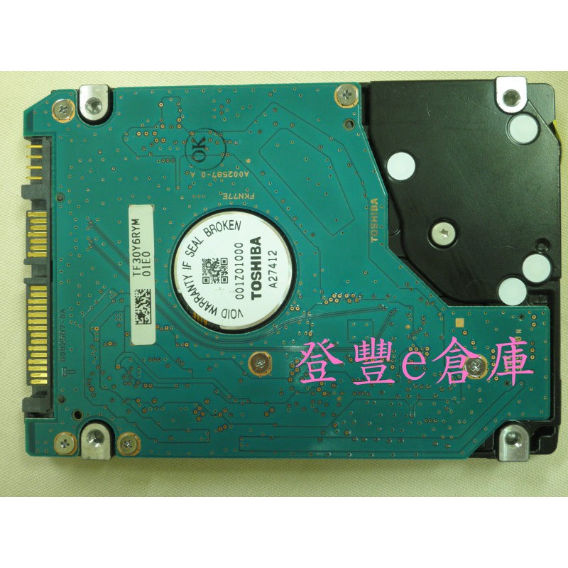 【登豐e倉庫】 DF590 Toshiba MK3256GSYF 320G SATA2 電路板(整顆)硬碟