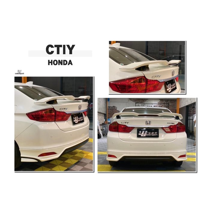 超級團隊S.T.G HONDA CITY 14 15 16 17年 泰規版 尾翼 擾流版 含烤漆 CITY泰版尾翼