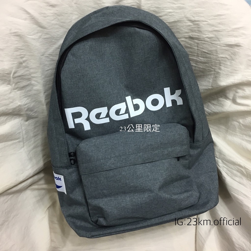 23公里 REEBOK 後背包 背包 BP8205 LOGO 素色 包包 情侶包 刺繡 基本款 AY3367