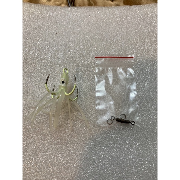 白帶魚夜光四本鉤白帶魚鉤小卷四本鉤不含鐵板 蝦皮購物