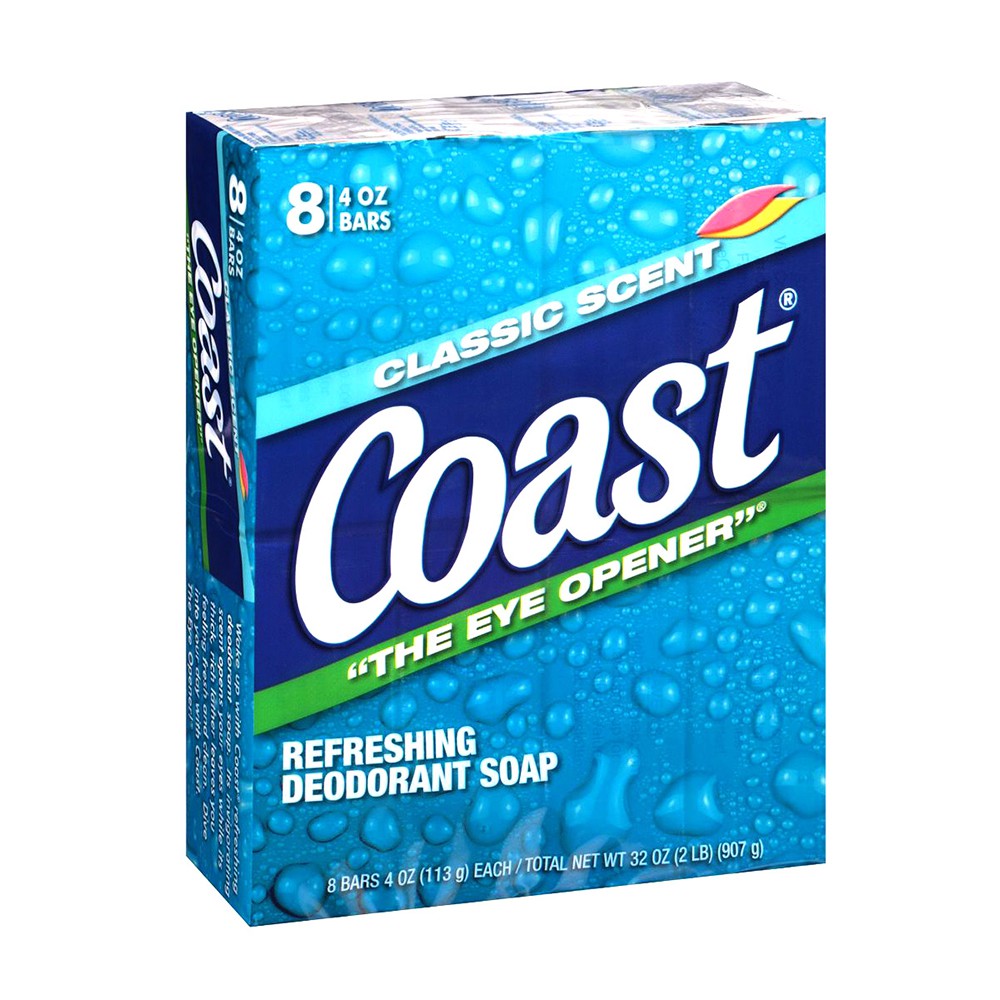 【Coast 海岸】體香皂-經典香味(4oz/8塊/組)【兔雜tuzha】