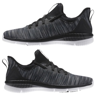 REEBOK PRINT HER 2.0 BLND 慢跑鞋 輕量 3D列印 鞋底 黑 白 編織
