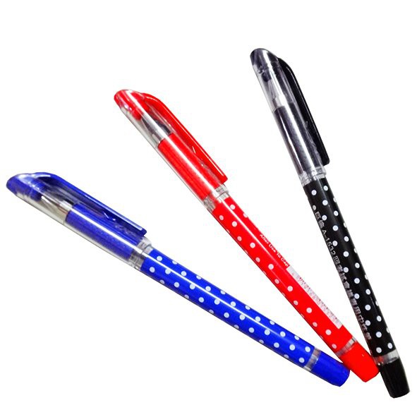 【玩具倉庫】【巨倫】點點中性筆 0.5mm (A-1532，紅 黑 藍，盒裝)考試 會議 專用 中性 簽字筆 原子筆