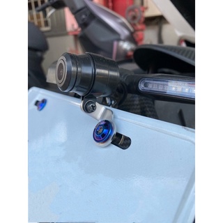 [LJH] 行車記錄器 免鑽孔 後鏡頭支架 簡易 快速 方便型 車牌支架