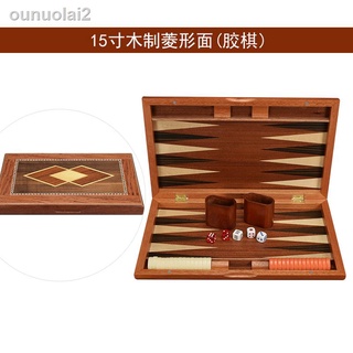 御圣木制百家樂西洋棋雙陸棋套裝11 19寸backgammon西洋陸戰棋 蝦皮購物