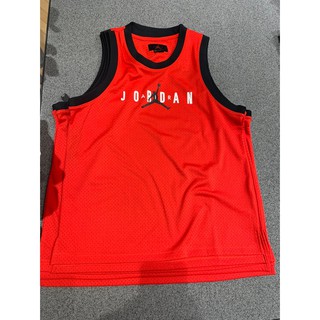 NIKE JORDAN 網眼 運動背心 男 球衣 籃球背心 喬丹 紅 穿搭 CJ6152-657