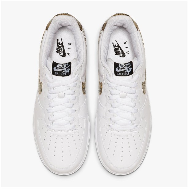 air force 1 low retro ivory snake