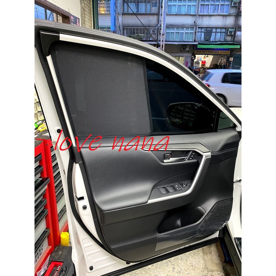 [[娜娜汽車]] 豐田 5代 RAV4 專用 卡式磁吸窗簾 一台4片裝