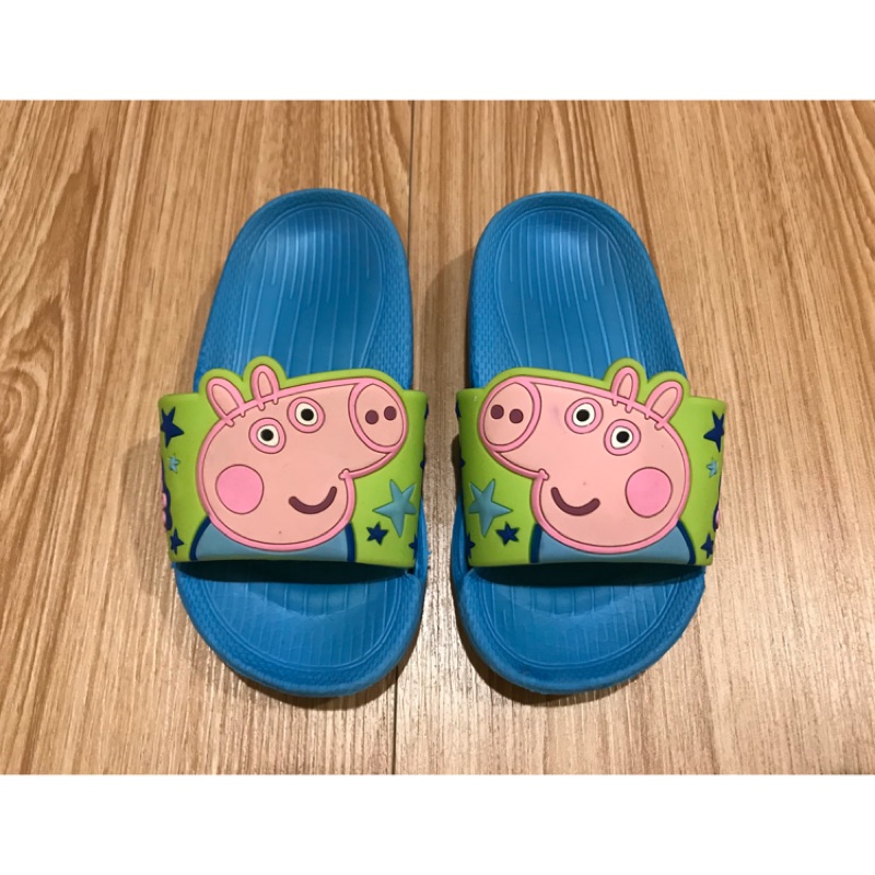 佩佩豬 Peppa Pig 男童拖鞋 (腳長13-15公分適穿)