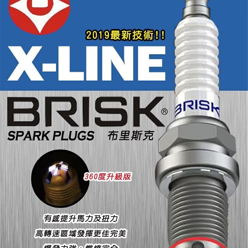 安順車業 Brisk布里斯克x Line火星塞360度點火勁戰tmax 蝦皮購物