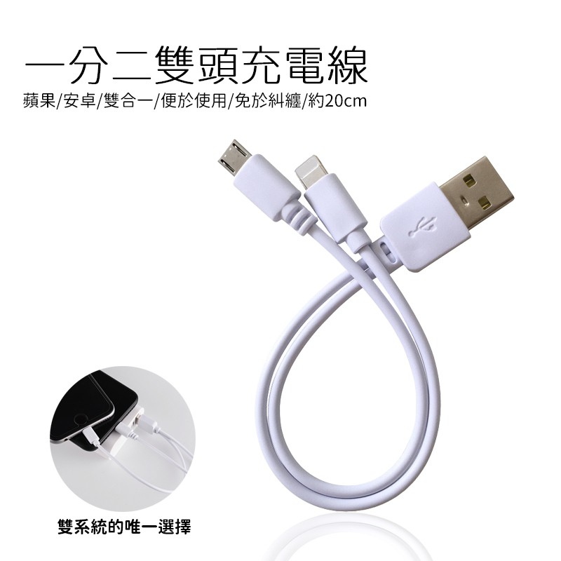 一分二充電線 一拖二充電線 安卓+水果  安卓+typec 雙typec  雙miniusb 雙安卓