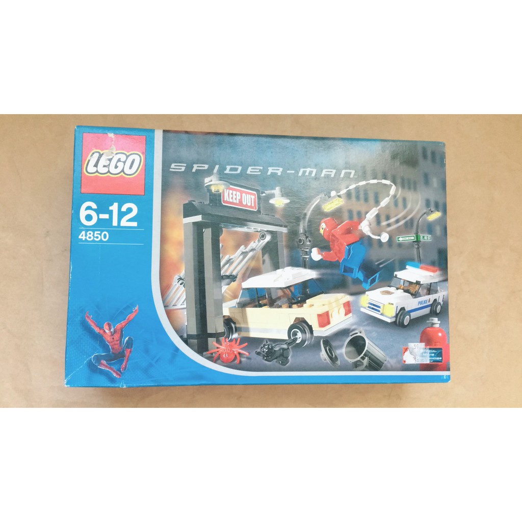 樂高 Lego 4850 蜘蛛人的第一次追逐Spider-Man's First Chase(初代蜘蛛人/spd012)