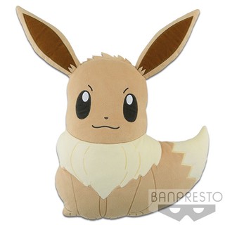 日本正版 寶可夢 神奇寶貝 伊布 抱枕 娃娃 I Love系列 l Love eevee 景品