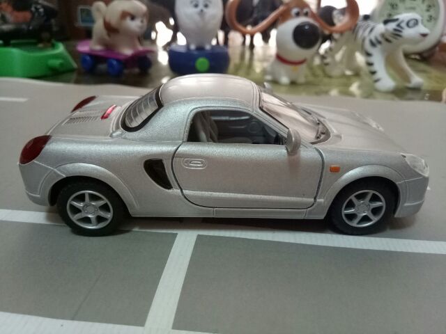 Kinsmart Toyota Mr2 Mr S 銀色普通街車豐田跑車 蝦皮購物