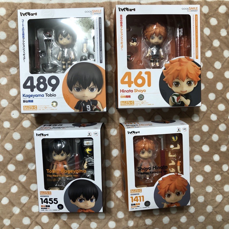 全新 代理版gsc 黏土人排球少年日向影山影日日影新生烏野 蝦皮購物