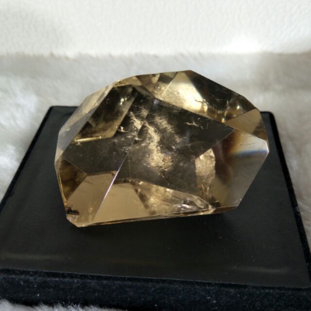 天然黃水晶~非加熱黃水晶~巴西頂級黃水晶晶柱
