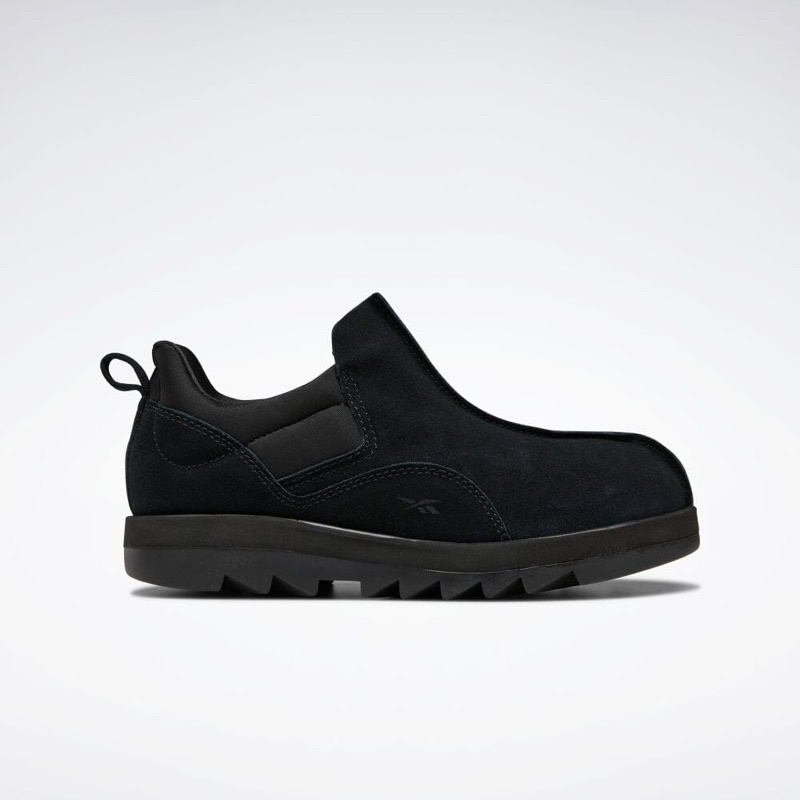 [KOU] 現貨 REEBOK BEATNIK MOC SLIP ON Trek Sandals 全黑 黑