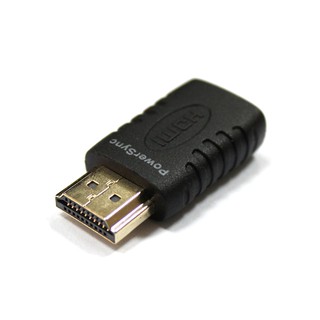 【福利品】群加 PowerSync HDMI-A公 轉 Mini-C母 轉接頭 (HDMIA-GMNCMF0)