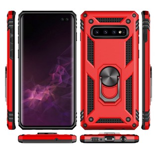 Samsung 三星A8 2018 plus A6 A8+手機殼磁吸指環支架殼防摔硬矽膠套軍士 A6+