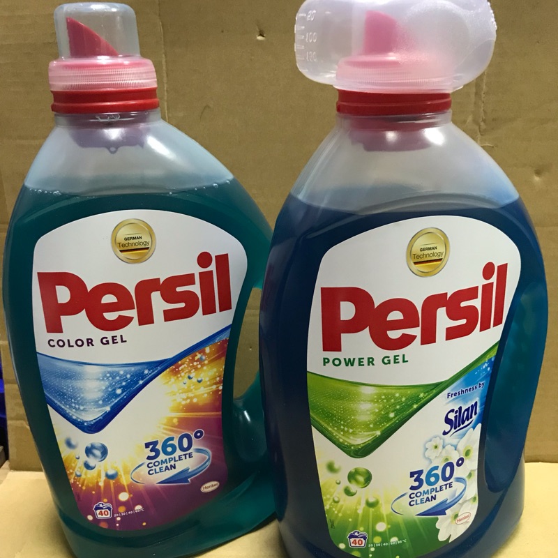德國原裝進口Persil全效能濃縮洗衣凝露2.92L40杯 藍天花香&亮彩護色