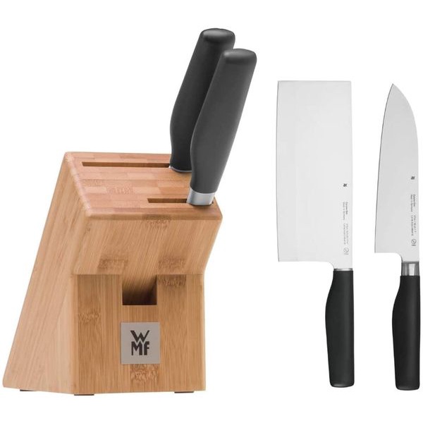 WMF 刀具組/木架 Cuisine One Messerblock, bestückt, 3-teilig