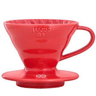 《July Coffee》HARIO VDC-01R 紅色01錐型陶瓷濾杯日本製 有田燒