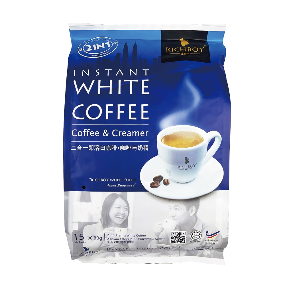 富家仔 南洋風味白咖啡二合一 / 三合一 馬來西亞 宅家好物