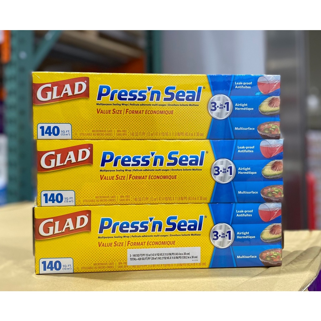 台中市 好市多 24H及時送 (開發票統編) Glad Press’n Seal 強力保鮮膜 保鮮膜