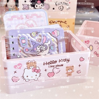 Sanrio 三麗鷗玉桂狗美樂蒂庫洛米桌面mini折迭收納盒迭加筐學生手賬收納 現貨