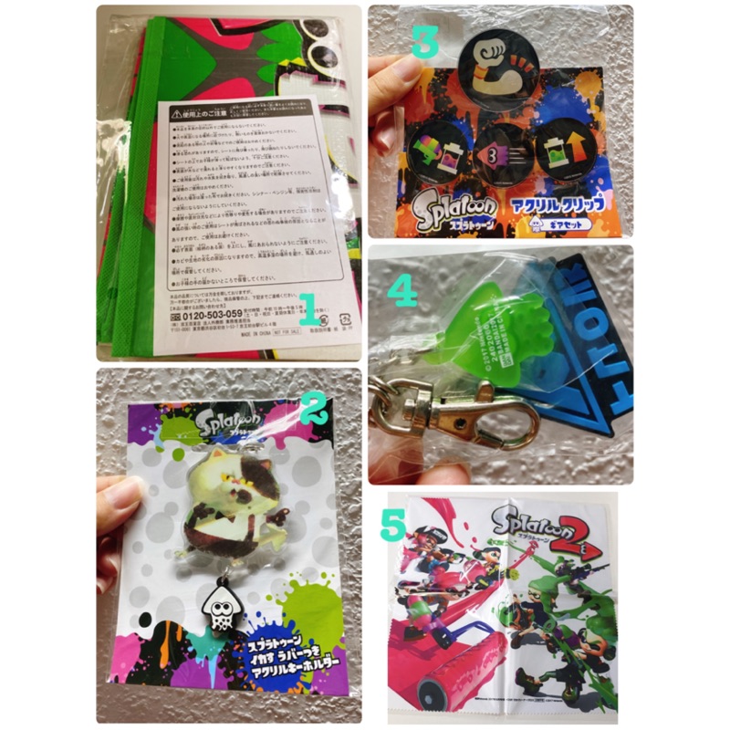 漆彈大作戰2 Splatoon 花枝周邊週邊文具任天堂switch 野餐墊裁判貓咪日本景品技能 蝦皮購物