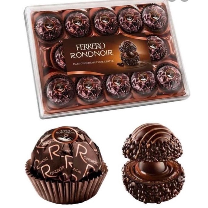 【𝐊𝐀𝐓𝐄購】現貨✨義大利Ferrero Rondnoir費列羅朗莎巧克力 黑金莎內餡巧克力 歐洲限定