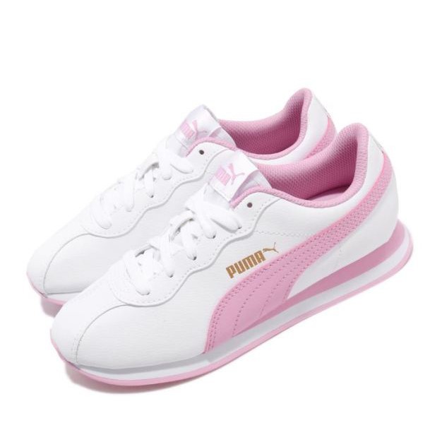 PUMA 女款低筒休閒鞋 粉白-NO.36696209