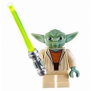 玩樂趣 LEGO樂高 8018 Yoda 二手人偶 (sw0219)