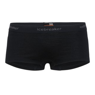 Icebreaker 女 OASIS貼身保暖短褲 BF200 美麗諾羊毛 吸濕排汗 透氣 黑 IB104467 綠野山房