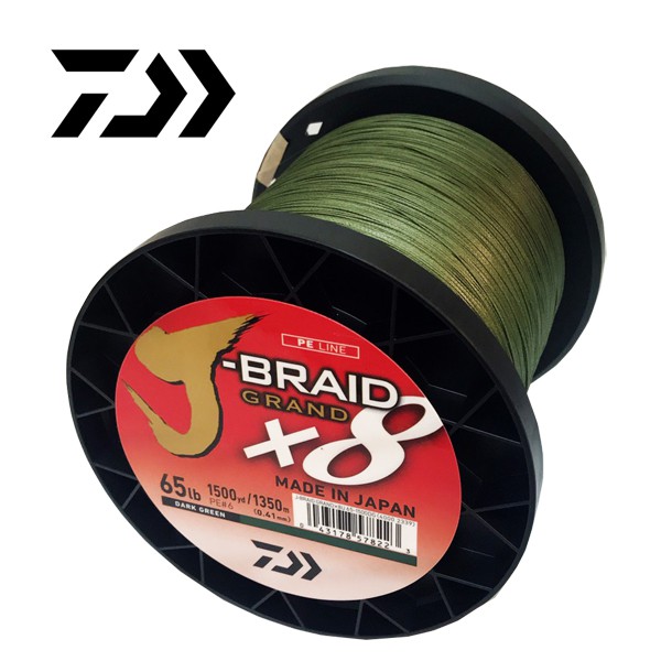 免運 中壢鴻海釣具 《DAIWA》1350M/ 1500M釣線 J-BRAID GRAND8A 1500YD 8股PE線