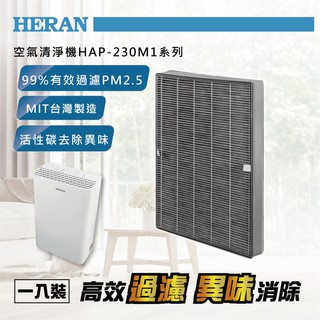 刷卡超商取貨【HERAN 禾聯】230M1-HCP清淨機濾網 適用HAP-230M1機種